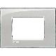 LIVINGLIGHT PLACCA 3P GRIGIO GHIACCIO LNA4803KG - BTICINO LNA4803KG product photo Photo 01 2XS