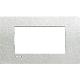 LIVING LIGHT - PLACCA 4P ARGENTO LNA4804AG - BTICINO LNA4804AG product photo Photo 02 2XS