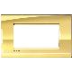LL - PLACCA 4P ORO FREDDO - BTICINO LNA4804OA - BTICINO LNA4804OA product photo Photo 02 2XS