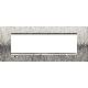 LIVING LIGHT - PLACCA 7P ACCIAIO SPAZZOLATO LNA4807ACS - BTICINO LNA4807ACS product photo Photo 02 2XS