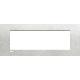 LIVING LIGHT - PLACCA 7P ARGENTO LNA4807AG - BTICINO LNA4807AG product photo Photo 02 2XS