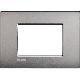 LL - PLACCA 3P NICHEL SATINATO - BTICINO LNC4803NK product photo Photo 01 2XS