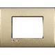 LL - PLACCA 3P ORO SATINATO - BTICINO LNC4803OF product photo Photo 01 2XS