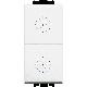 LIGHT - DOPPIO PULSANTE 1P NO 16A - BTICINO N4036 product photo Photo 02 2XS