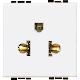 LIGHT - PRESA 2P+T 16A EUROAMERICANA D=5 - BTICINO N4126 product photo Photo 02 2XS