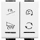 LIGHT - COPRITASTO ON OFF REGOLAZIONE 1MOD - BTICINO N4911AIN product photo Photo 02 2XS