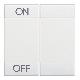 LIGHT - COPRITASTO ON OFF 2 MOD - BTICINO N4911M2AGN product photo Photo 02 2XS