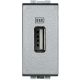LIVINGLIGHT NT4285 C - LL-BASE USB 750 MA/5 V 1 M TECH - BTICINO NT4285C1 product photo Photo 01 2XS