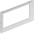 SUPPORTO E MOSTRINA 4 MODULI LIVINGLIGHT GRIGIO CHIARO - BTICINO 150675 product photo Photo 01 2XS