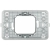 SUPPORTO PER SCATOLA 503 2 MODULI CENTRALI MATIX - BTICINO 500S/23A product photo Photo 01 2XS