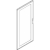 PORTA IN VETRO PER ARMADI DA PAVIMENTO LDX400, LDX800 850X1,6M - BTICINO 93680V product photo Photo 01 2XS