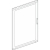 PORTA IN VETRO PER QUADRI DA PARETE E DA INCASSO SDX 515X1000MM - BTICINO 94560VE product photo Photo 01 2XS