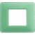 matix - placca 2 posti colors te verde - BTICINO AM4802CVC product photo Photo 01 2XS