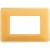 matix - placca 3 posti colors ambra - BTICINO AM4803CAB product photo Photo 01 2XS