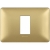matix - placca modulo 503 1 posto gold - BTICINO AM4803M1MGL product photo Photo 01 2XS