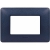 matix - placca 3 posti blu mercurio - BTICINO AM4803TBM product photo Photo 01 2XS