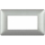 matix - placca 4 posti silver - BTICINO AM4804MSL product photo Photo 01 2XS