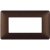 matix - placca 4 posti marrone caffe - BTICINO AM4804TGG product photo Photo 01 2XS