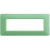 matix - placca 6 posti colors te verde - BTICINO AM4806CVC product photo Photo 01 2XS