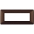 matix - placca 6 posti marrone caffe - BTICINO AM4806TGG product photo Photo 01 2XS