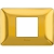 matix - placca 2 posti centrati oro satinato - BTICINO AM4819GOS product photo Photo 01 2XS