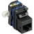 CONNETTORE FRONTALE RJ45 CON ATTACCO UNIVERSALE KEYSTONE CAT6 UTP - BTICINO C9079KC6 product photo Photo 01 2XS