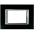 PLACCA 3P VETRO NERO NOTTE AXOLUTE - BTICINO HA4803VNN product photo Photo 01 2XS