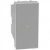 PULSANTE ASSIALE 1P (NO) 10A 250 VAC 1 MODULO GRIGIO SERIE MATIXGO - BTICINO JG4055 product photo Photo 01 2XS