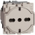 PRESA FLAT UNEL E BIPASSO 16A SABBIA STANDARD TEDESCO ITALIANO LIVING NOW - BTICINO KM4140A16F product photo Photo 01 2XS