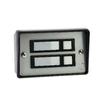 PULSANTE 2 PULSANTI ILLUMIMINATI ART.3 PARETE E INCASSO - BTICINO 023 product photo Photo 02 3XL