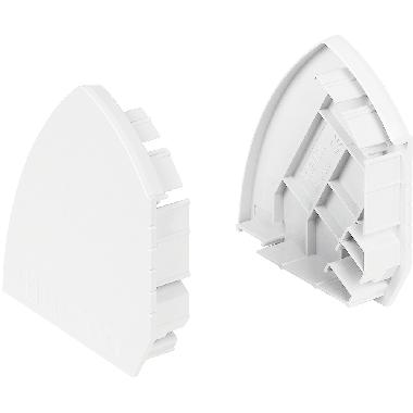 TESTATE DESTRA/SINISTRA PER CANALE POSTAZIONE DI LAVORO INTERLINK OFFICE BIANCO - BTICINO 123002BA product photo Photo 02 3XL