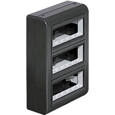 CENTRALINO PARETE 18 MODULI LIVING GRIGIO - BTICINO 150418GR - BTICINO 150418GR product photo Photo 02 3XL