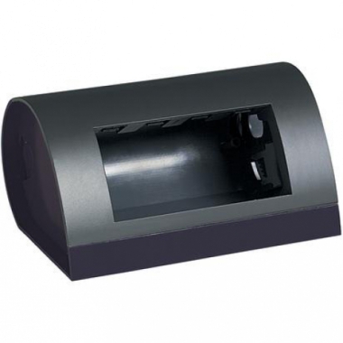 SCATOLA PORTAFRUTTI SCRIVANIA 4 POSTI INTERLINK NERA PER LIVING LIGHT - BTICINO 150432 product photo Photo 01 3XL