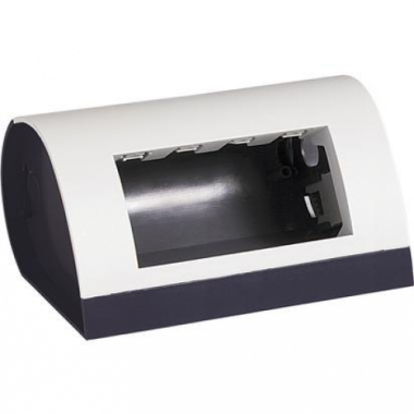 SCATOLA PORTAFRUTTI SCRIVANIA 4 POSTI INTERLINK BIANCA PER LIVING LIGHT - BTICINO 150433 product photo Photo 01 3XL