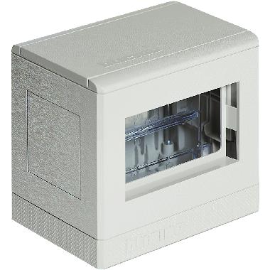 TORRETTA BIFACCIALE.4+4P RESINA GRIGIO CHIARO - BTICINO 150652 product photo Photo 02 3XL