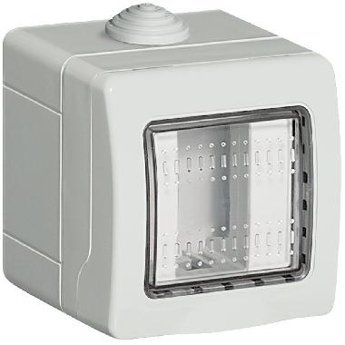 CUSTODIA IP55 COMPOSTA DA BASE E COPERCHIO PER 1 MODULO LUNA LIVINGLIGHT - BTICINO 24501 product photo Photo 02 3XL
