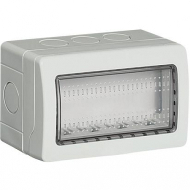 CUSTODIA IP55 COMPOSTA DA BASE E COPERCHIO PER 4 MODULI LUNA LIVINGLIGHT - BTICINO 24504 product photo Photo 01 3XL