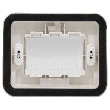 COPERCHIO IDROBOX BIANCO IP55 PER 503E 3 MODULI LIVING LIGHT LUNA - BTICINO 24603N product photo Photo 04 3XL