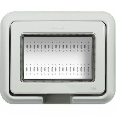 COPERCHIO IP55 PER INSTALLAZIONE INCASSATA IN SCATOLA 503E DI 3 MODULI LIVINGLIGHT O LUNA - BTICINO 24603 product photo Photo 01 3XL