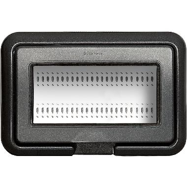 COPERCHIO IDROBOX ANTRACITE IP55 504 4 MODULI LIVING LIGHT LUNA COLORE ANTRACITE - BTICINO 24604L product photo Photo 02 3XL