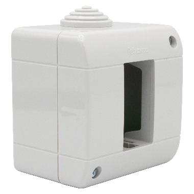 CUSTODIA CONTENITORE 1 POSTO IP40 PARETE TOPPA MATIX - BTICINO 25401 product photo Photo 03 3XL