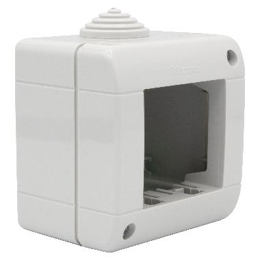 CONTENITORE 2 POSTI IP40 25402 PARETE TOPPA MATIX - BTICINO 25402 product photo Photo 03 3XL