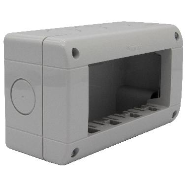 CUSTODIA CONTENITORE 4 POSTI IP40 MATIX  PARETE TOPPA - BTICINO 25404 product photo Photo 03 3XL