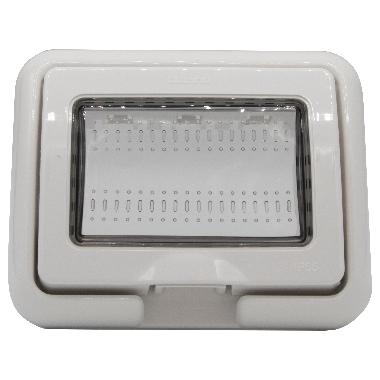 COPERCHIO IDROBOX 3 POSTI PER TICINO MATIX IP55 BIANCO - BTICINO 25603B product photo Photo 02 3XL
