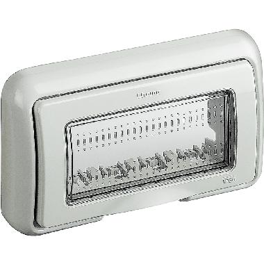 COPERCHIO IDROBOX 4 POSTI PER TICINO MATIX IP55 25604 - BTICINO 25604 product photo Photo 02 3XL