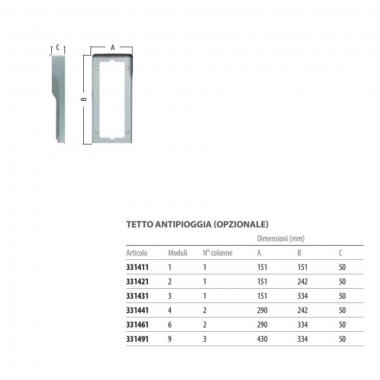 CORNICE+TELAIO X SERIE TERSISTEM 3 MODULI SFERA CLASSIC - BTICINO 331831 product photo Photo 01 3XL