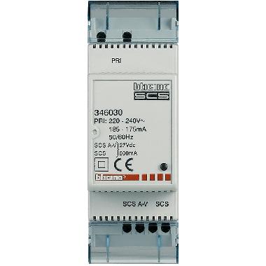 ALIMENTATORE COMPATTO 2DIN 230V - BTICINO 346030 product photo Photo 02 3XL
