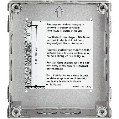 SCATOLA DA INCASSO ANTISTRAPPO 1 MODULO - BTICINO 350110 - BTICINO 350110 - BTICINO 350110 product photo Photo 02 3XL