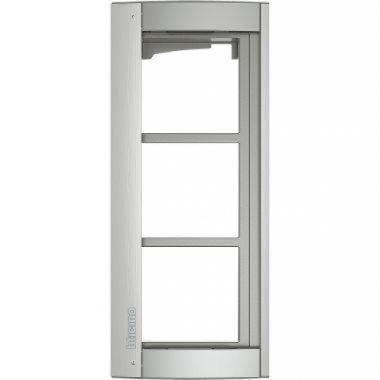 SUPPORTO 3 MODULI ALLUMINIO METALLIZZATO - BTICINO 350231 product photo Photo 01 3XL