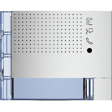 FRONTALE MODULO FONICO EVOLUTO PORTER 1 PULSANTE ALLUMINIO METAL - BTICINO 351111 product photo Photo 02 3XL